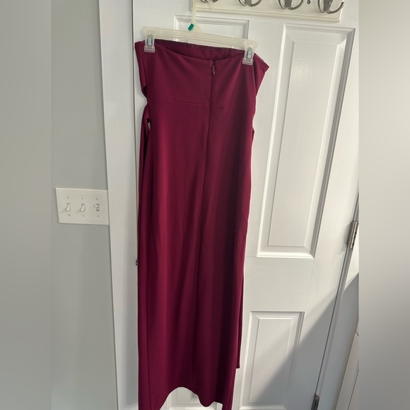 Lulus Own the Night Berry Pink Strapless Maxi Dress - Picture 2 of 5